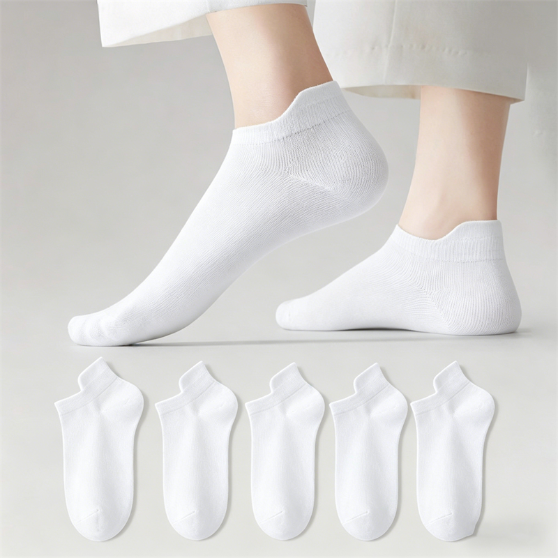 🌼High-elastic protective women's socks without heels🧦(5pcs)