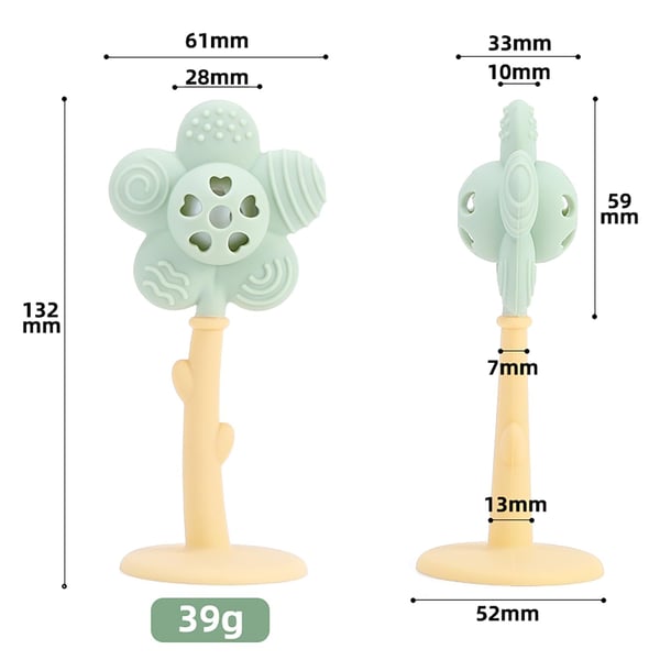 2-in-1 Sunnyflower Teether Rattle🌸