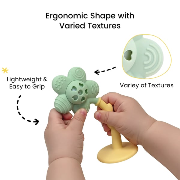 2-in-1 Sunnyflower Teether Rattle🌸