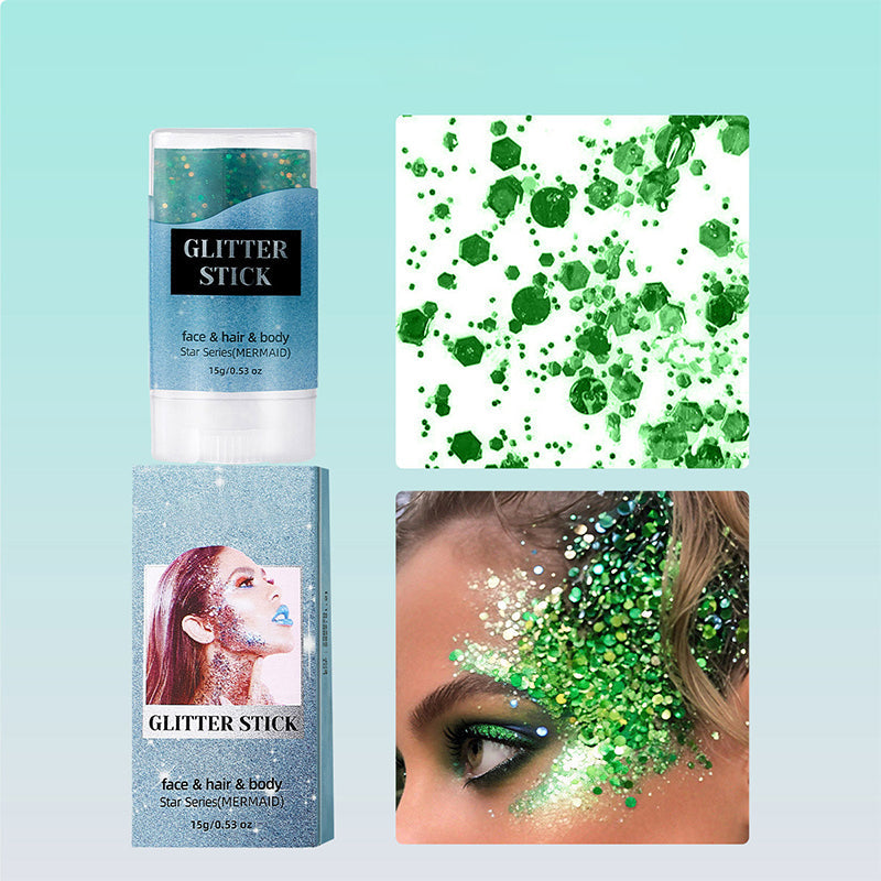 Compact & Gentle Splendid Glitter Stick for Body Use