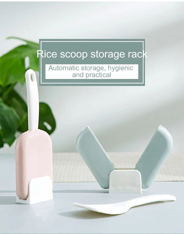 ❤️‍🔥Automatic opening and closing dust cover for rice scoop (Buy 1 get 1 free)