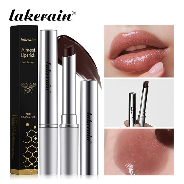 💥Flash Sale🔥Honey Tinted Lipstick – Hydrating Black & Pink Balm with Sheer Shine, Long-Wear Cherry Gloss