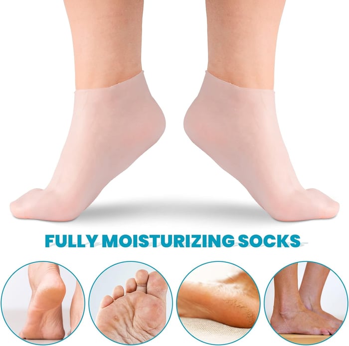 🔥Moisturizing Foot Mask Exfoliating Silicone Socks