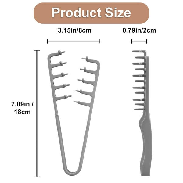 💇Upgrade Volumizing Comb, Wide-Tooth Styling for All Hair Lengths, Men & Women