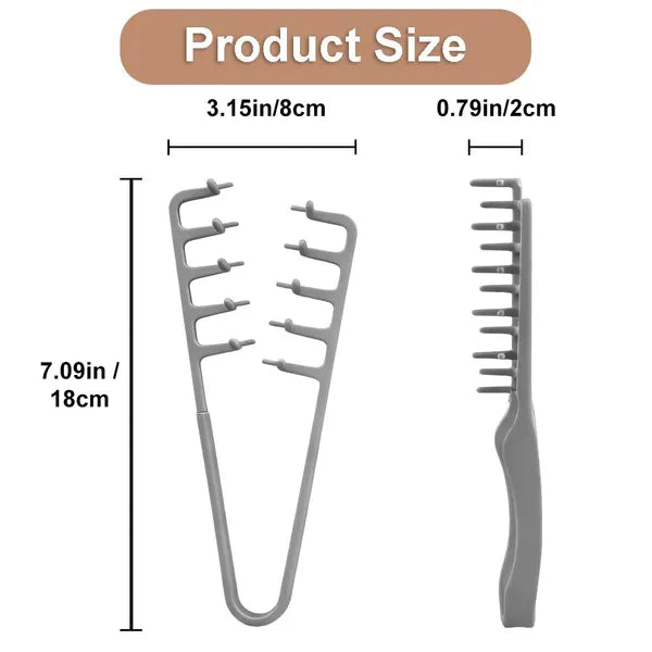 ✨ Hot Selling Volumizing Comb 💇 Wide-Tooth Hair Styling Comb | For Men & Women