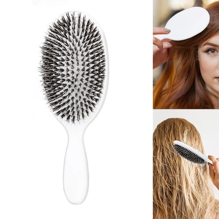 💥World Famous 5x Sold Out🔥-Boar Bristle Paddle Brush - Salon-Worthy Hair