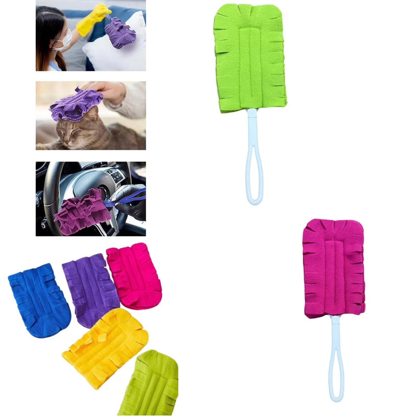 🧹 Reusable Chenille Microfiber Duster ✨ Easy Dust Cleaning