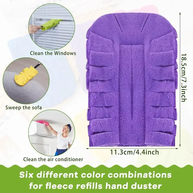 🧹 Reusable Chenille Microfiber Duster ✨ Easy Dust Cleaning