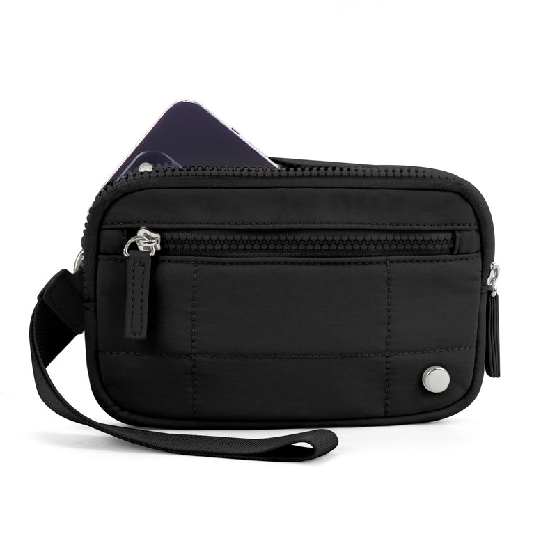 ❤️Women's Solid Color Nylon Zipper Wallet👜
