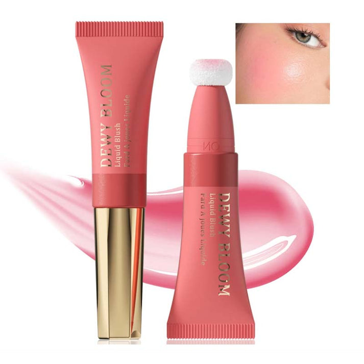 🌈Liquid Blush for Cheek with Cushion Applicator