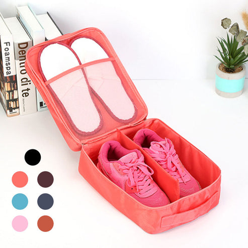 💼Double-layered travel shoe bag, foldable waterproof shoe bag, organizer, daily necessities