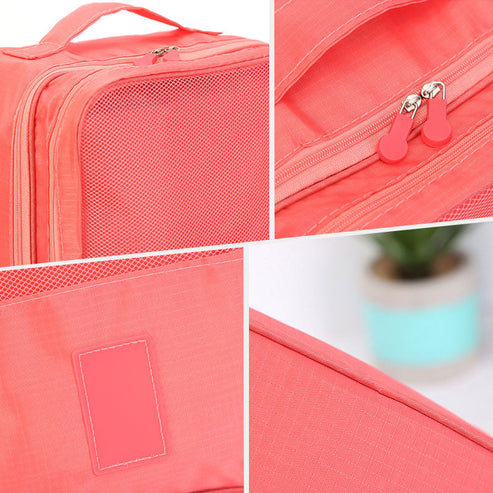 💼Double-layered travel shoe bag, foldable waterproof shoe bag, organizer, daily necessities