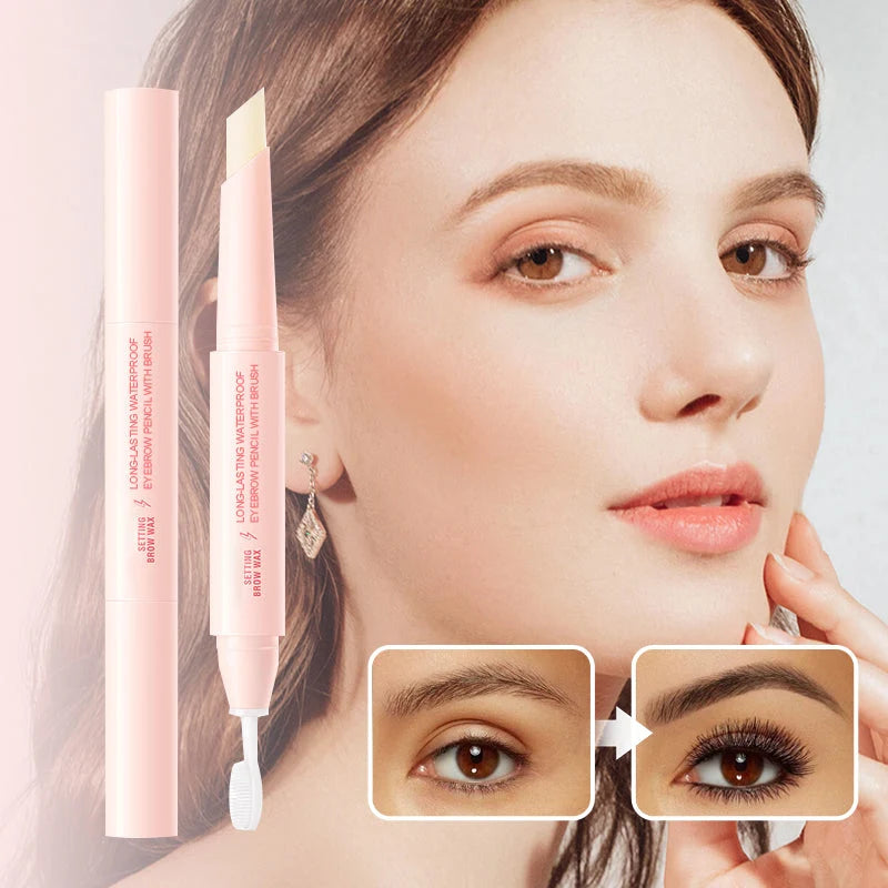 🥳2026 HOT SALE💕Long-Lasting Waterproof Eyebrow Pencil with Brush💕