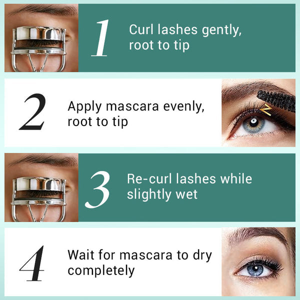 ⚡50K+ SOLD!✨Ultimate Waterproof & Sweatproof Lengthening & Curling Mascara👁️