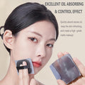 100PCS Facial Oil-control Paper with Mirror and Puff✨☀️