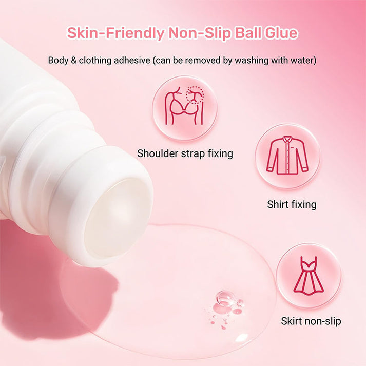 💥Transparent, non-slip roller applicator, suitable for clothing and skin