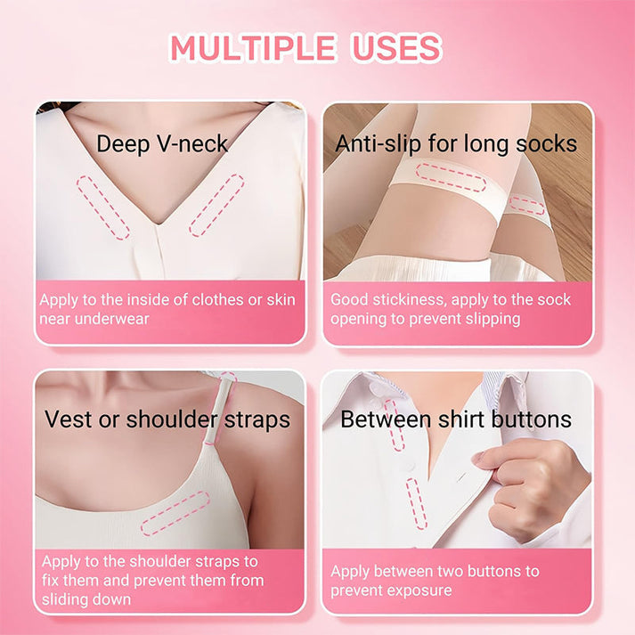 💥Transparent, non-slip roller applicator, suitable for clothing and skin