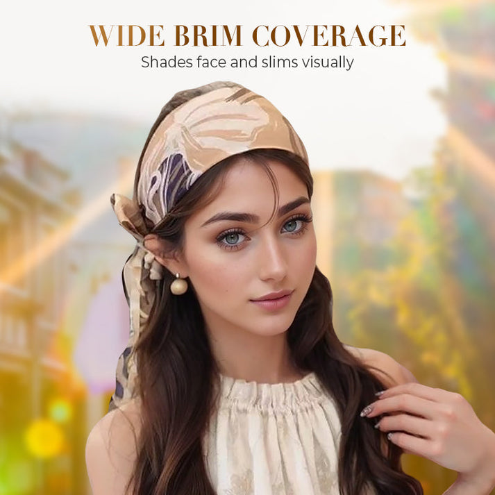 ❣️Sweet Floral Wide Brim Bow Hairband