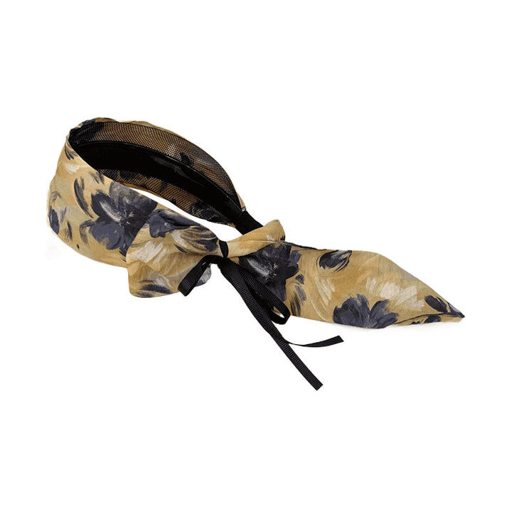 ❣️Sweet Floral Wide Brim Bow Hairband