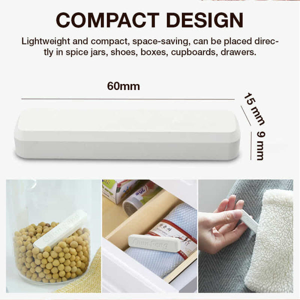 🏡Moisture-Proof & Deodorizing Diatomite DMoisture Absorption Tablet