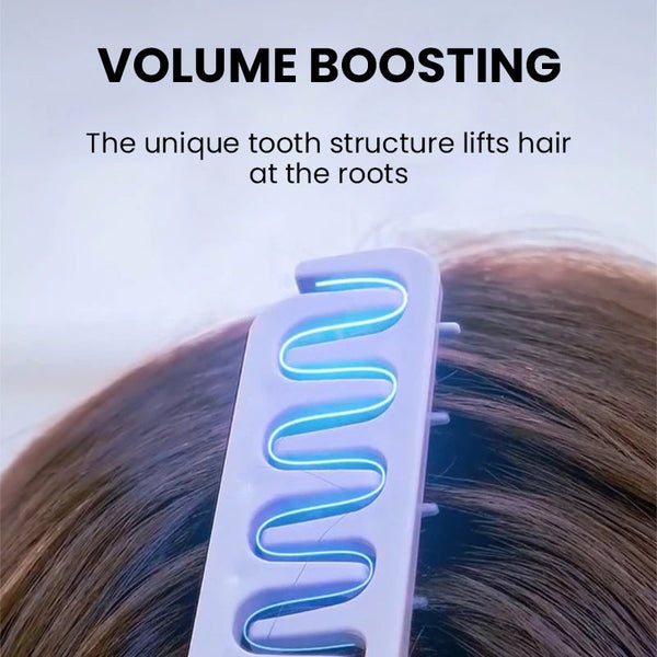 💇2026 Upgrade Volumizing Comb, Wide-Tooth Styling for All Hair Lengths, Men & Women