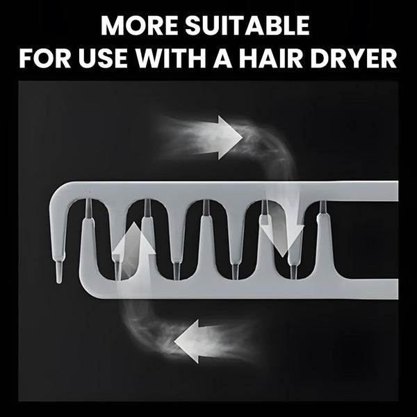 💇2026 Upgrade Volumizing Comb, Wide-Tooth Styling for All Hair Lengths, Men & Women